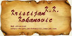 Kristijan Kokanović vizit kartica
